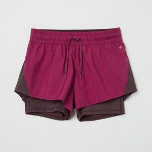 H&M Running Shorts in Plum